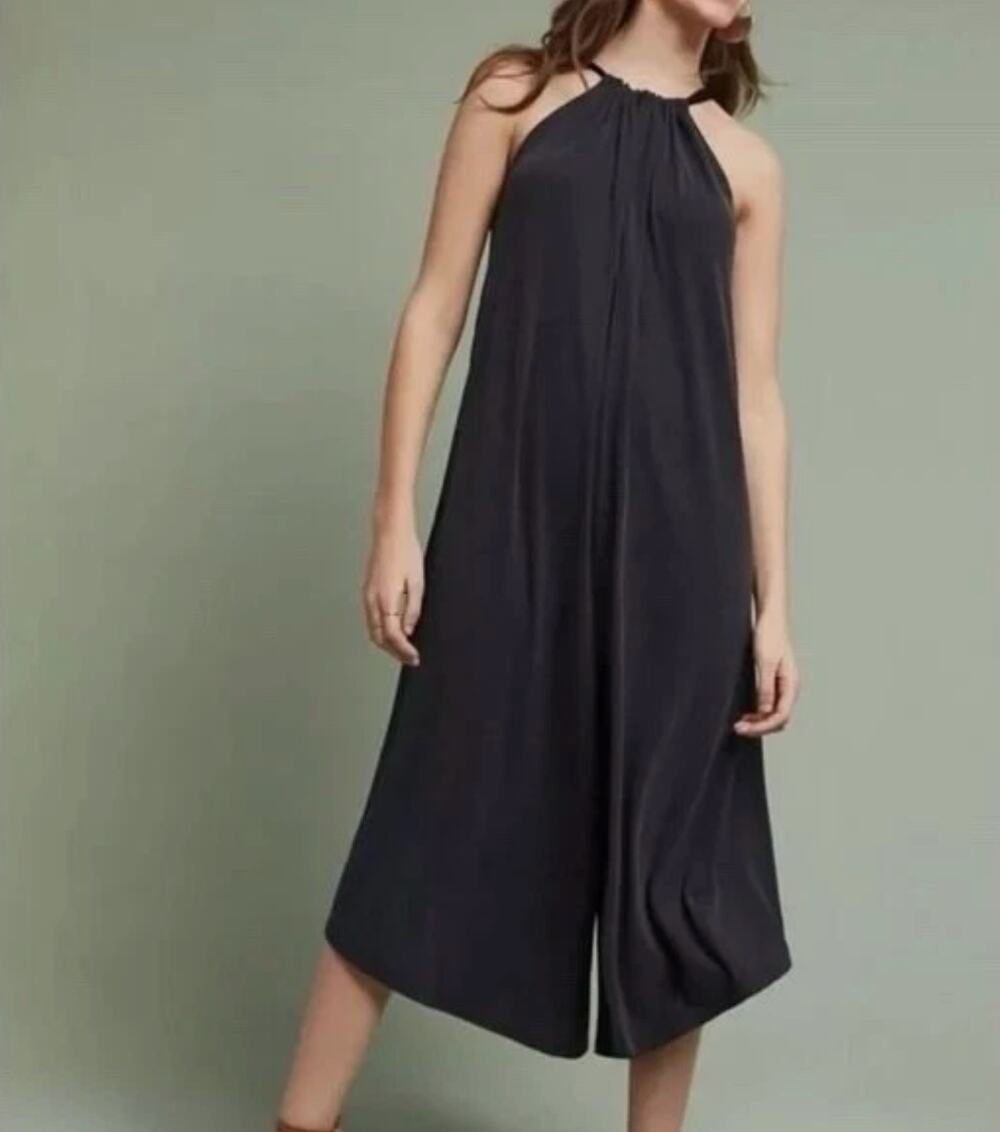 Anthropologie HD in Paris ribbed jumpsuit in Black, L